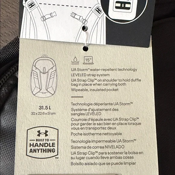 Under Armour backpack - Picture 4 of 4